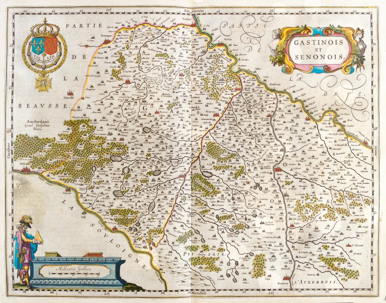 Orleans - estampes - corbeil - Sens - auxerre - Loire-regionen, i 