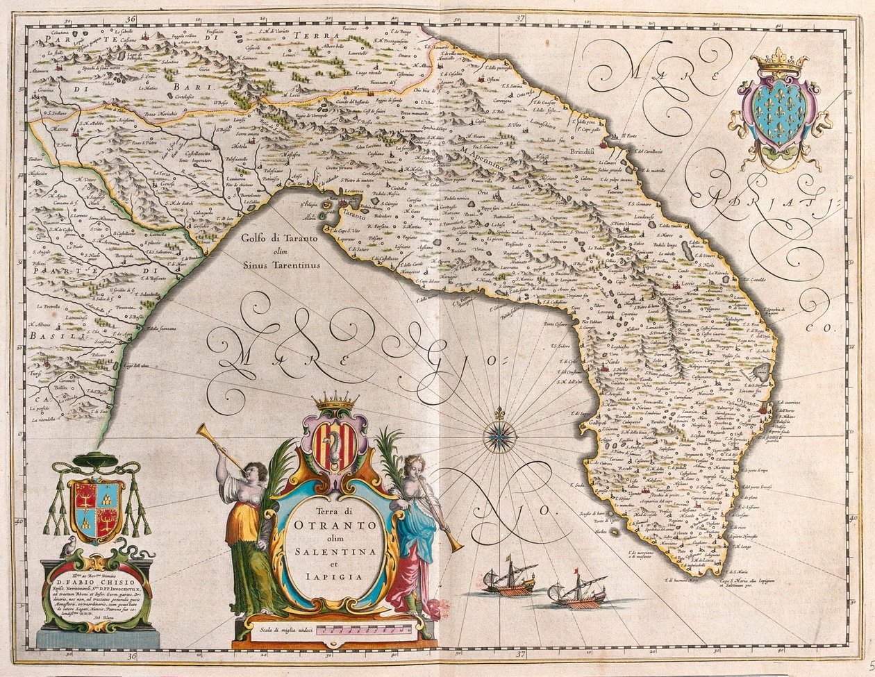 Otranto, Salento, Lecce, Puglia, Italien, i 