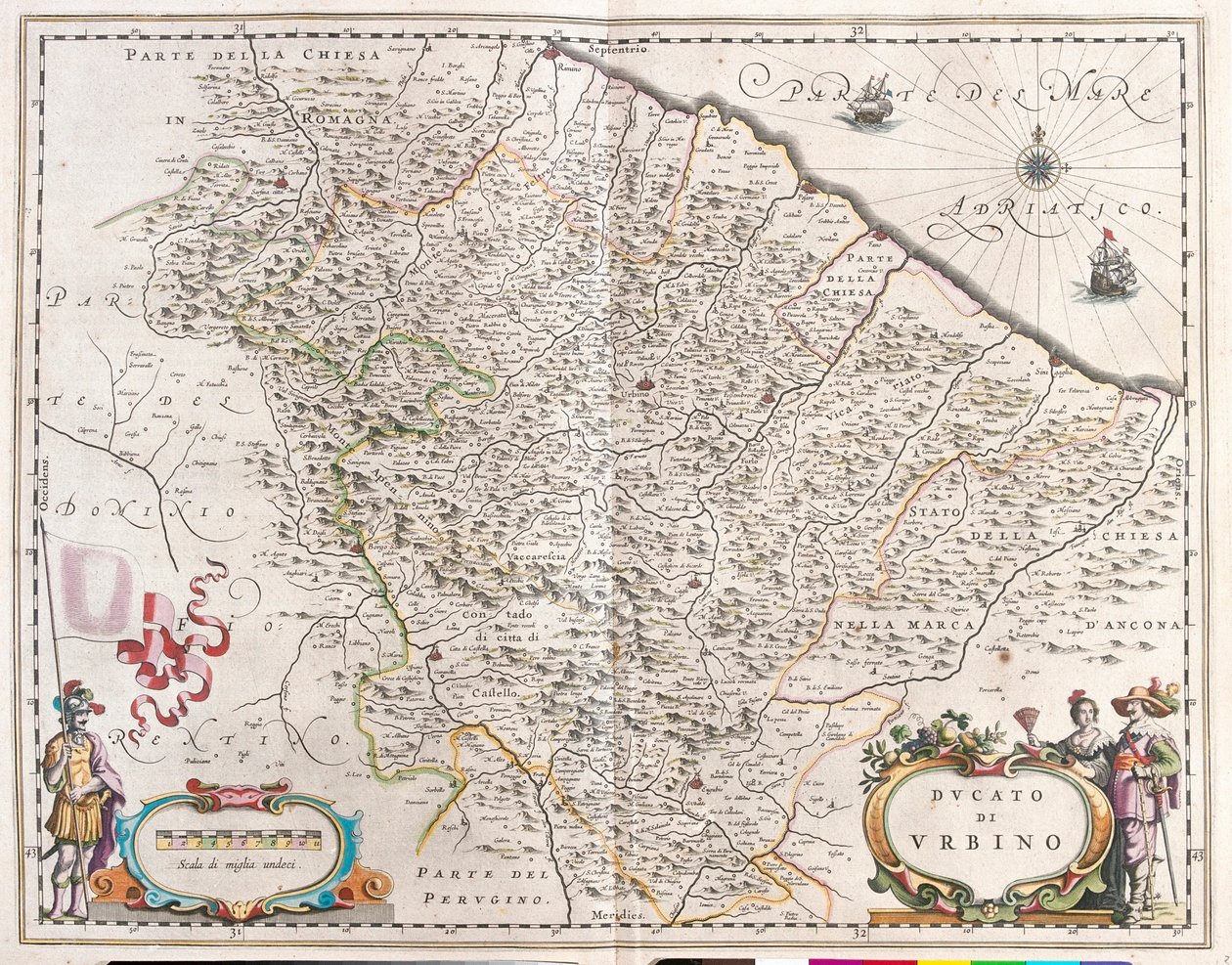 Pesaro og Urbino, Italien, i 