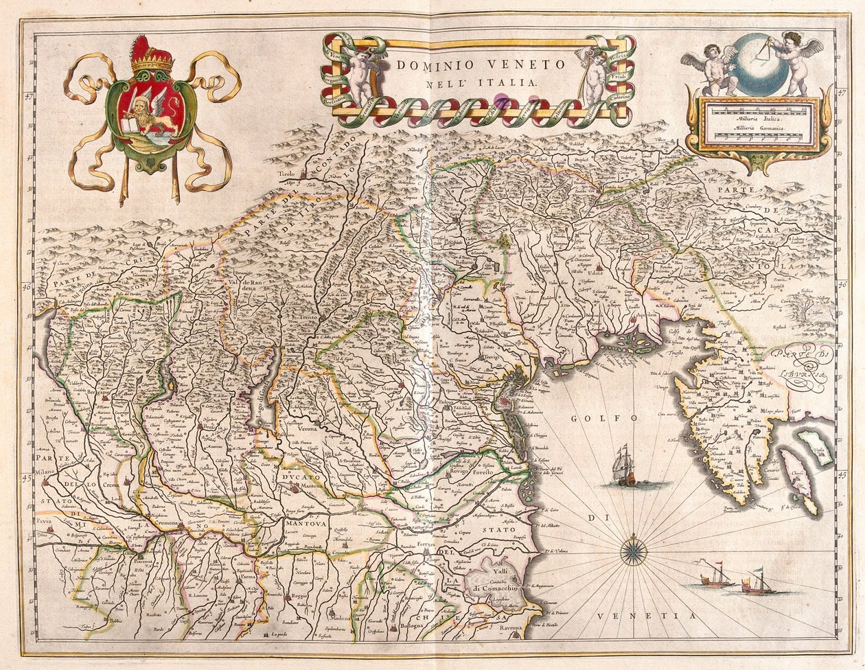 Terriory of Veneto og Terviso, Italien, i 