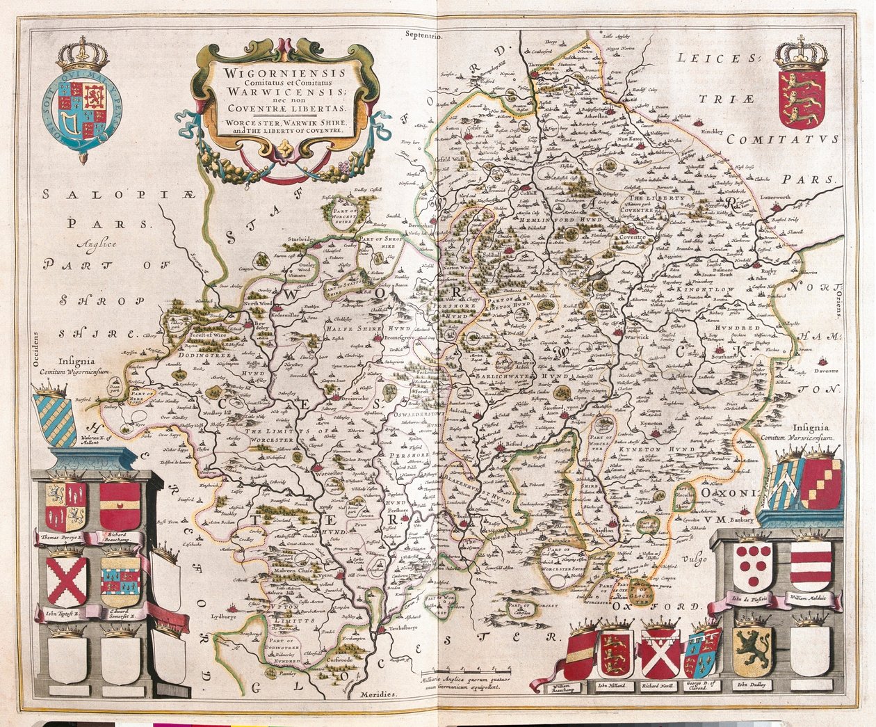 Worcestershire, warwikshire, i 