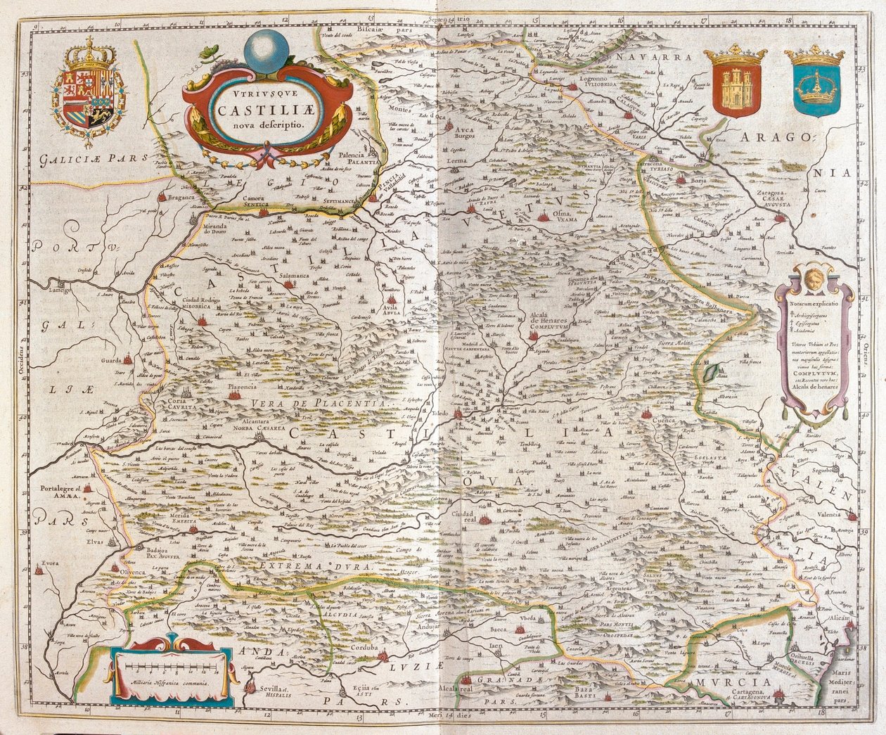 Zaragoza, Valencia, Alicante, Cartagena, Madrid, Cordoba, Sevilla, Salamanca, Palencia, Segovia, Toledo, Cuenca, Granada, i 