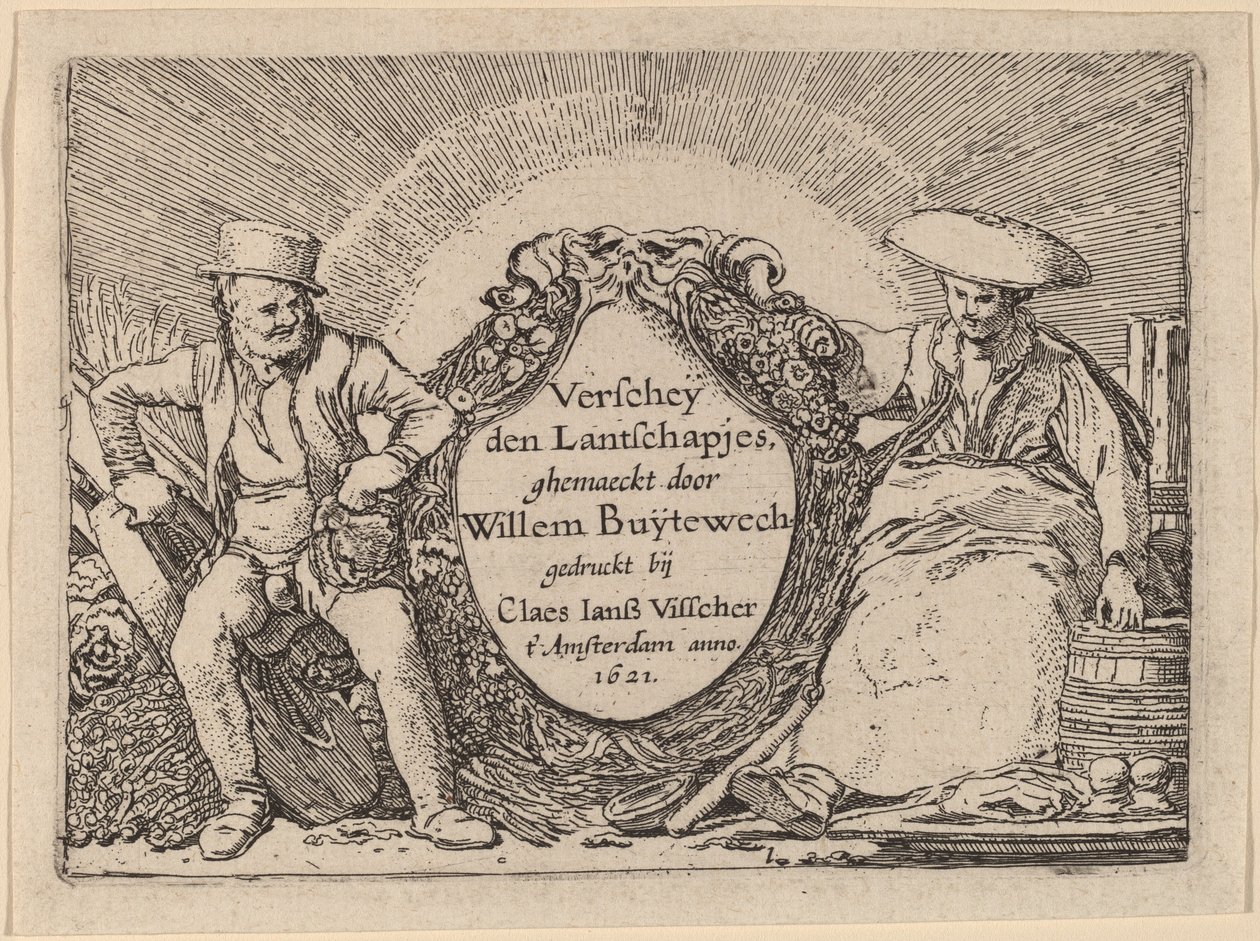 Titelplade af Willem Buytewech