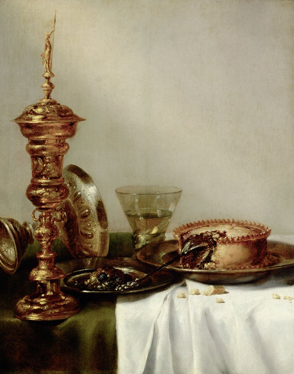 Dækket bord, 1634. af Willem Claesz. Heda