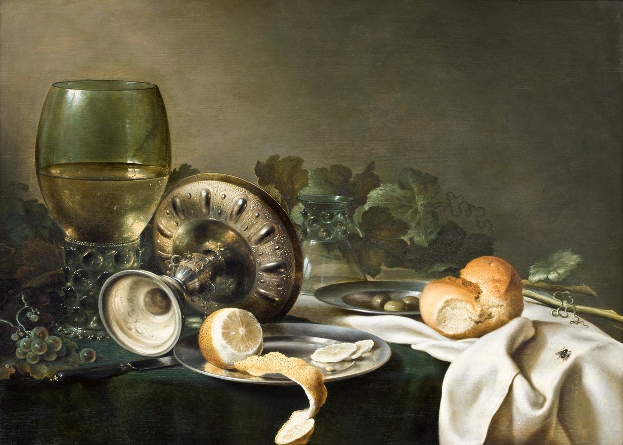 Still-Life, ca. 1630 (olie på panel) af Willem Claesz. Heda