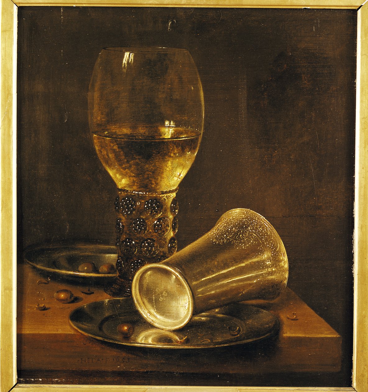 Stilleben med en bæger, 1653 af Willem Claesz. Heda