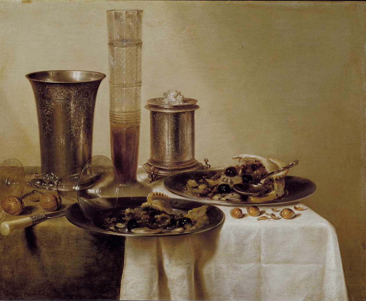 Desserten, 1637 af Willem Claesz. Heda
