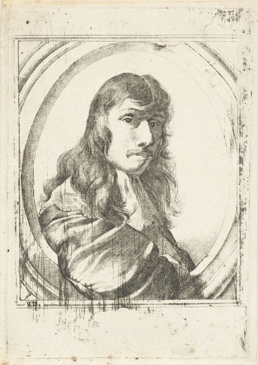 Selvportræt af Nicolaes van Helt Stockade af Willem Cornelis van Dijk
