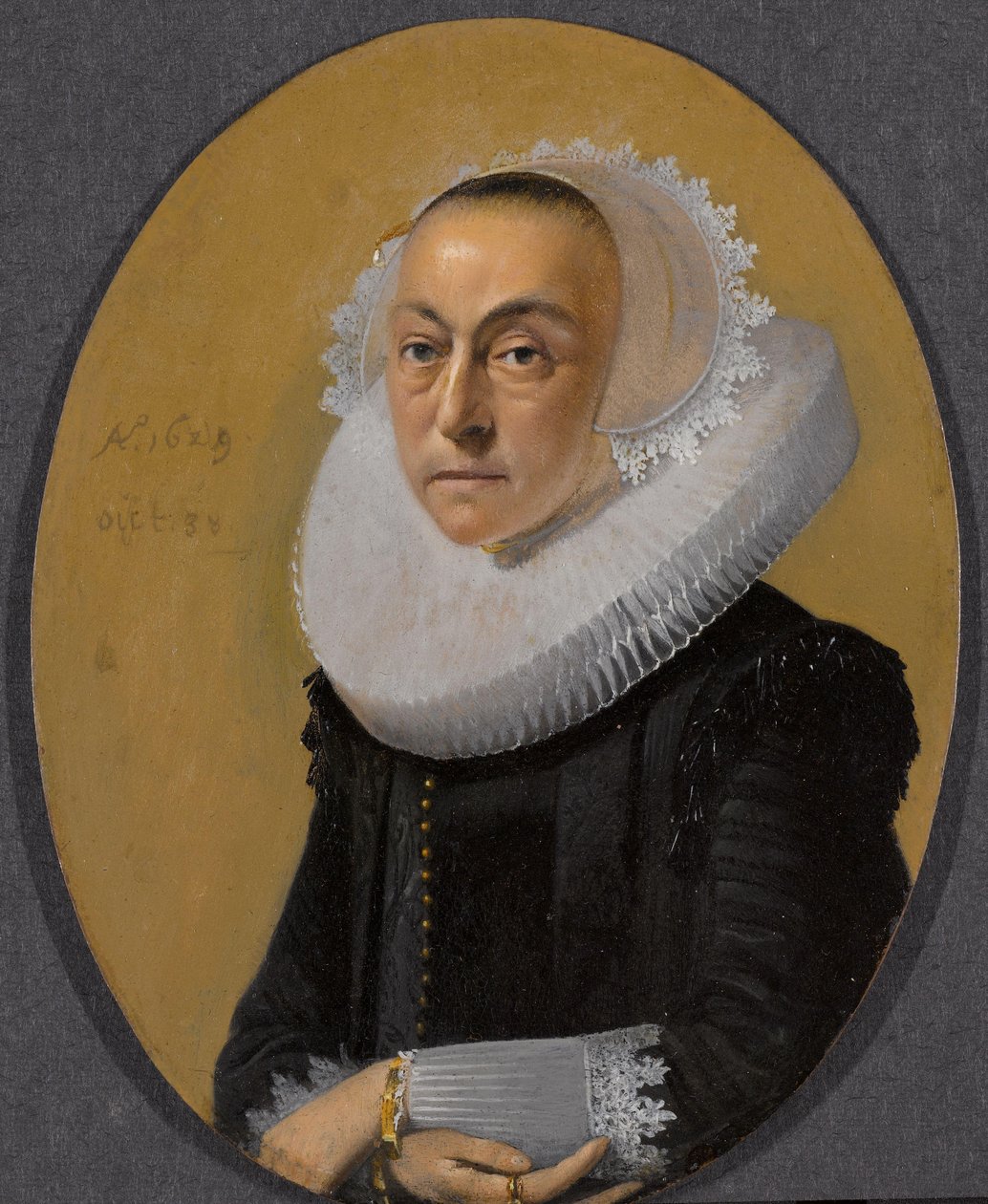 Portræt af en kvinde af Willem Cornelisz Duyster (attributed to)