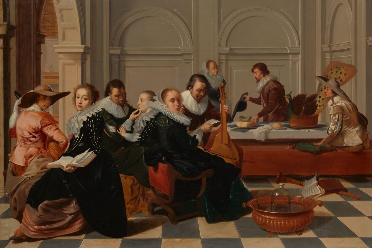 Den musikalske samling af Willem Cornelisz Duyster (copy after)