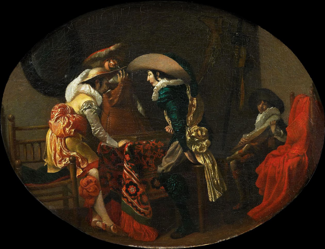 Tric-trac-spillerne af Willem Cornelisz Duyster