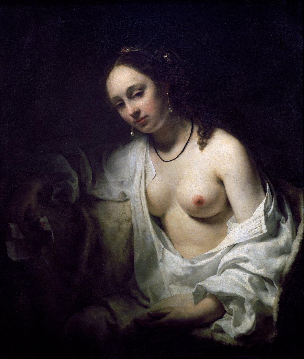 Bathsheba modtager brev fra David, af Willem Drost af Willem Drost