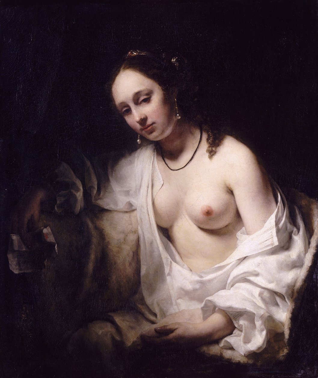 Bathsheba med kong Davids brev, 1654 af Willem Drost