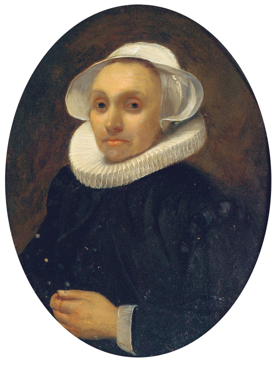 Portræt af en dame af Willem Drost