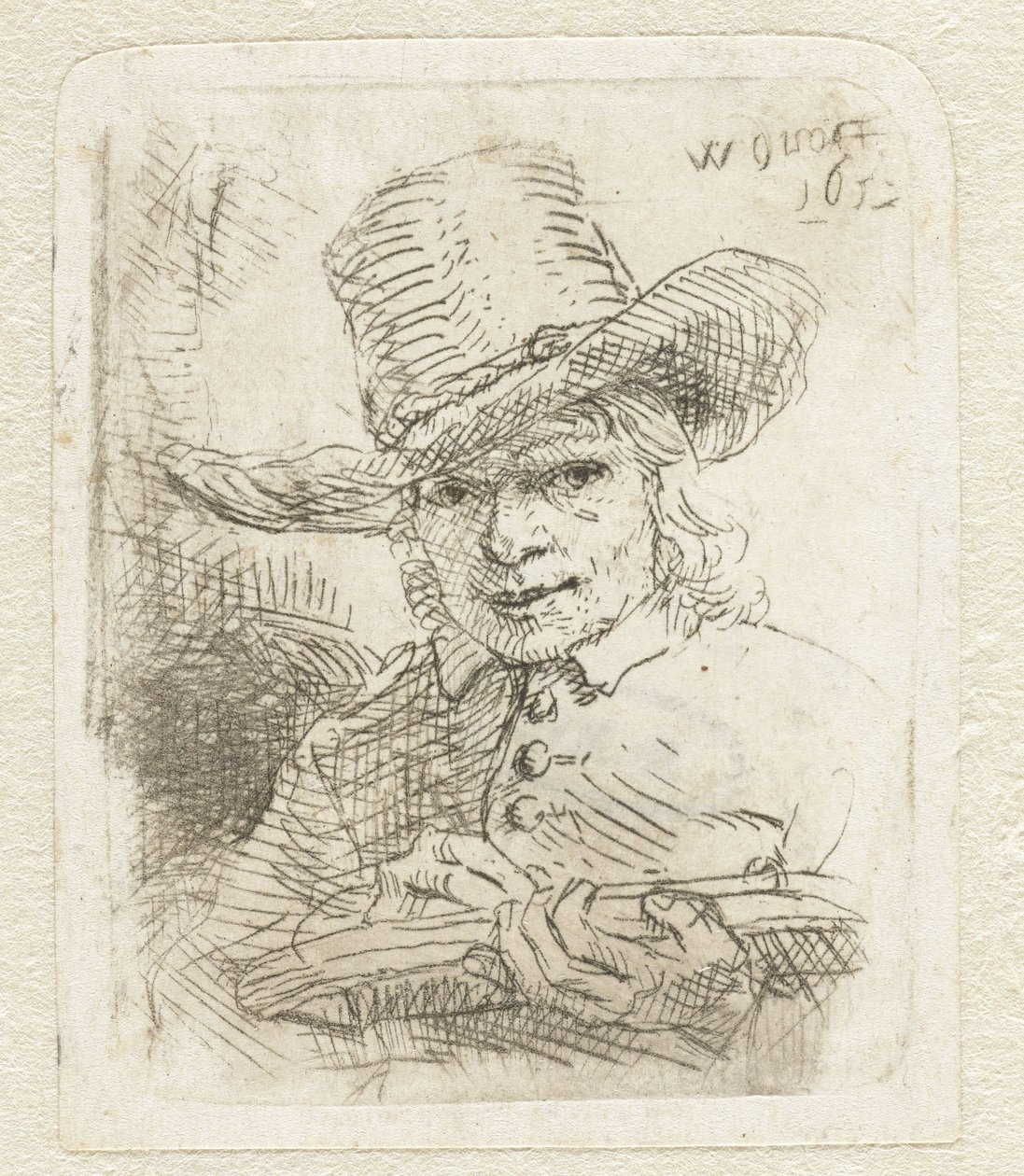 Selvportræt af Willem Drost