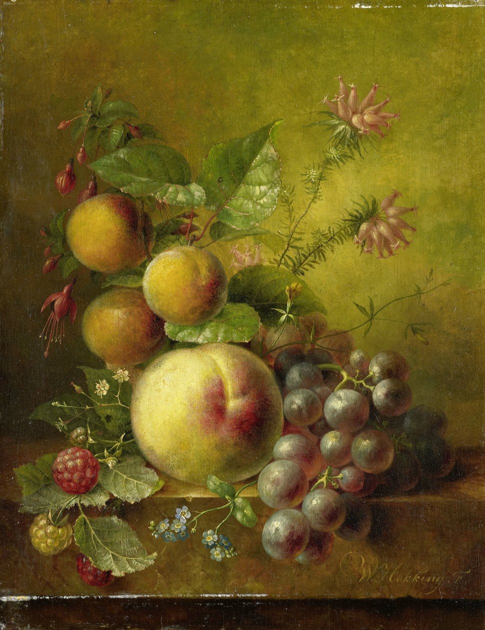 Stilleben med frugt af Willem Hekking (I)