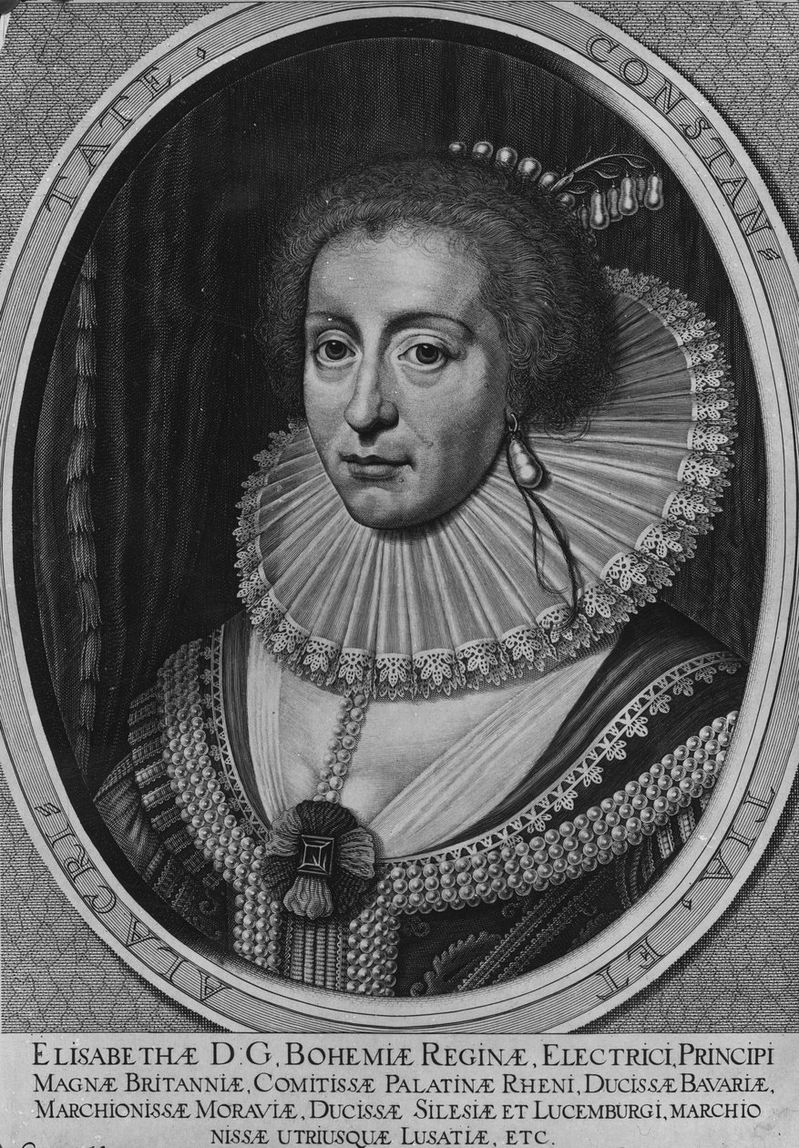 Elizabeth, dronning af Bøhmen, 1630 af Willem Hondius