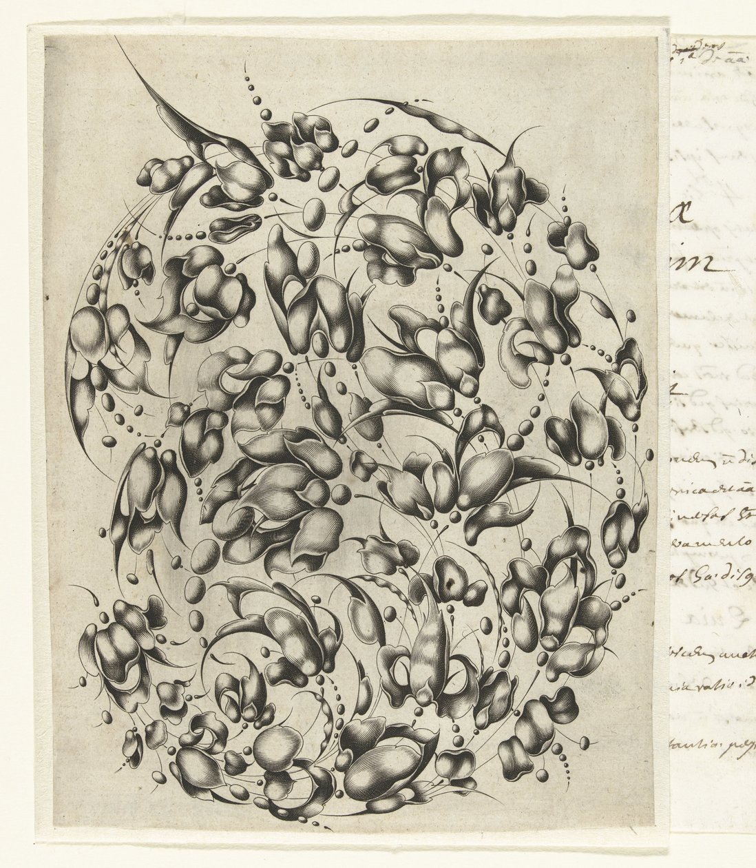 Guldsmedebuket med stiliserede blomster og blade Looff-werck Boeck Seer Constich Geteijckent (serietitel) af Willem Hondius