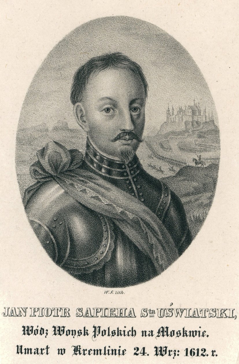 Jan Piotr Sapieha 1569-1611. af Willem Hondius