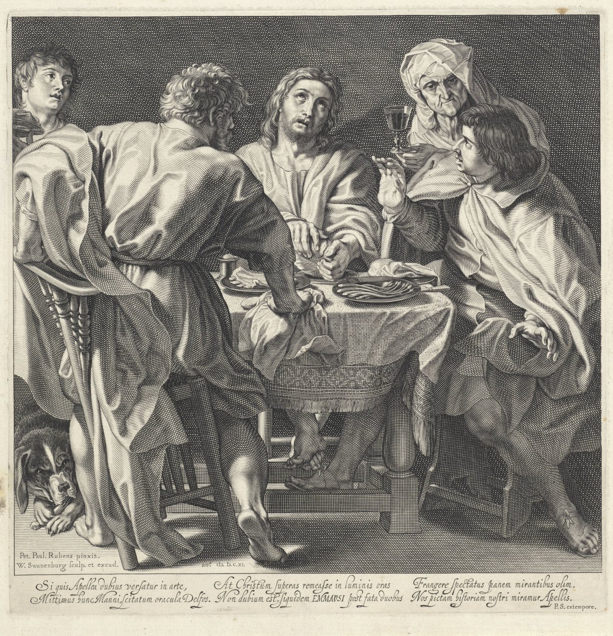 Måltid i Emmaus af Willem Isaacsz. van Swanenburg