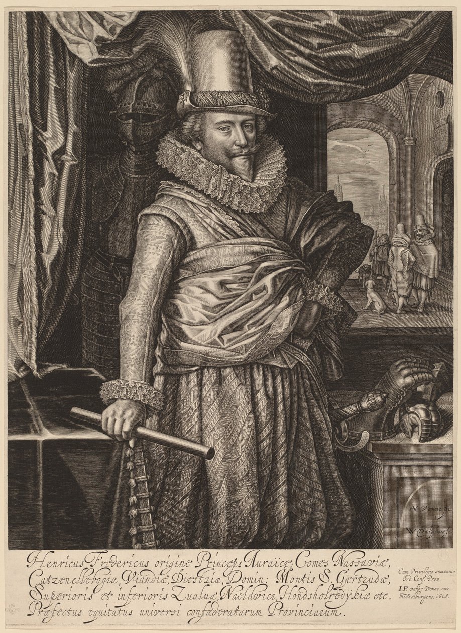 Frederik Hendrik, Prins af Nassau-Orange af Willem Jacobsz Delff