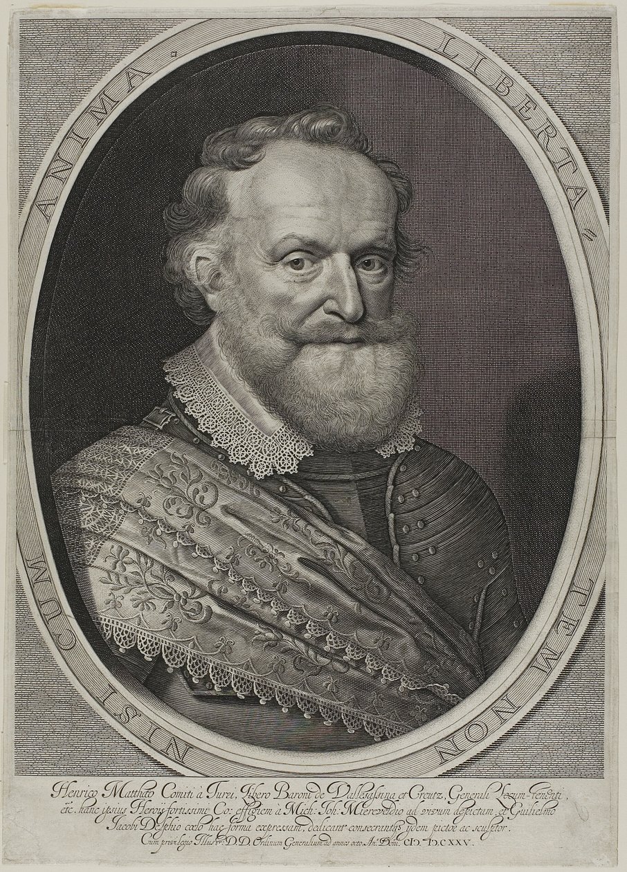 Henrik Matthias, greve af Thurn og Taxis af Willem Jacobsz. Delff