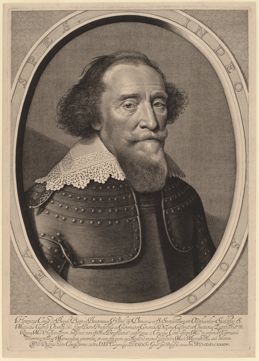 Henrik, grev de Bergh af Willem Jacobsz Delff after Michiel van Miereveld