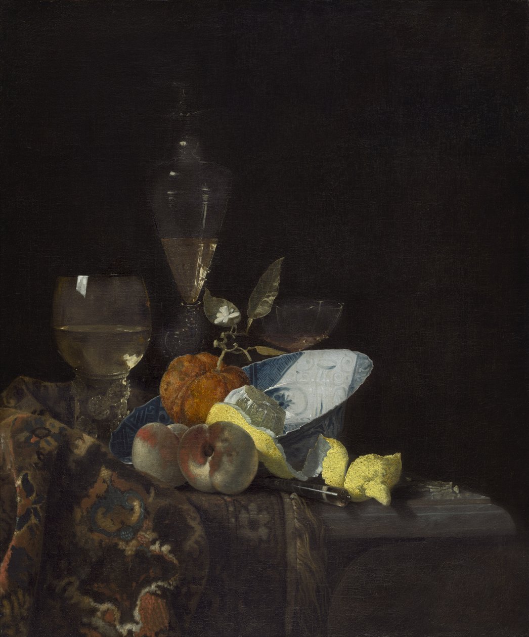 Stilleben, ca. 1660 (olie på lærred) af Willem Kalf