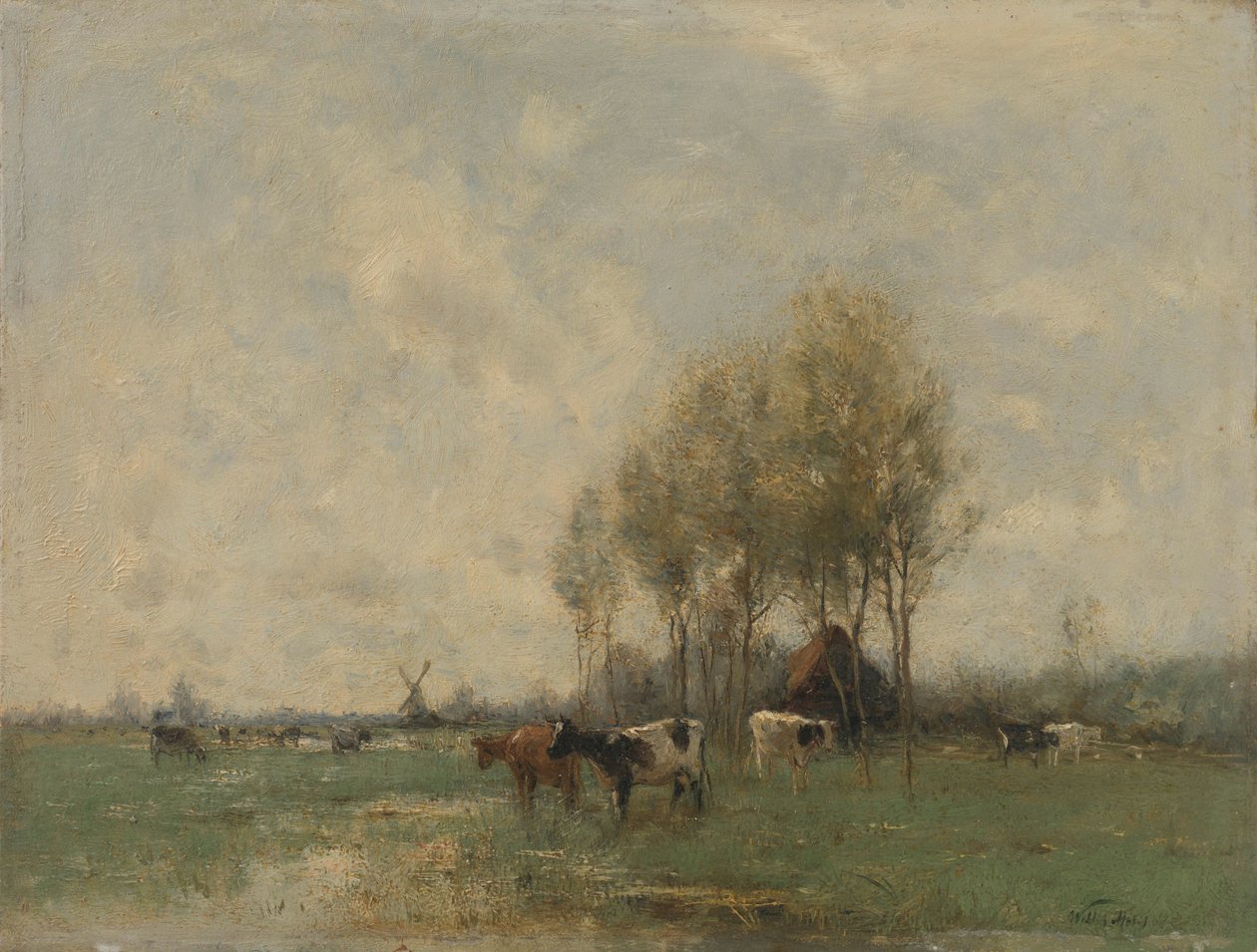 Eng med køer af Willem Maris