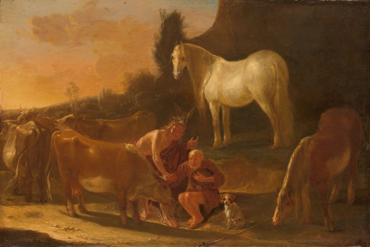 Merkur og Io af Willem Ossenbeeck