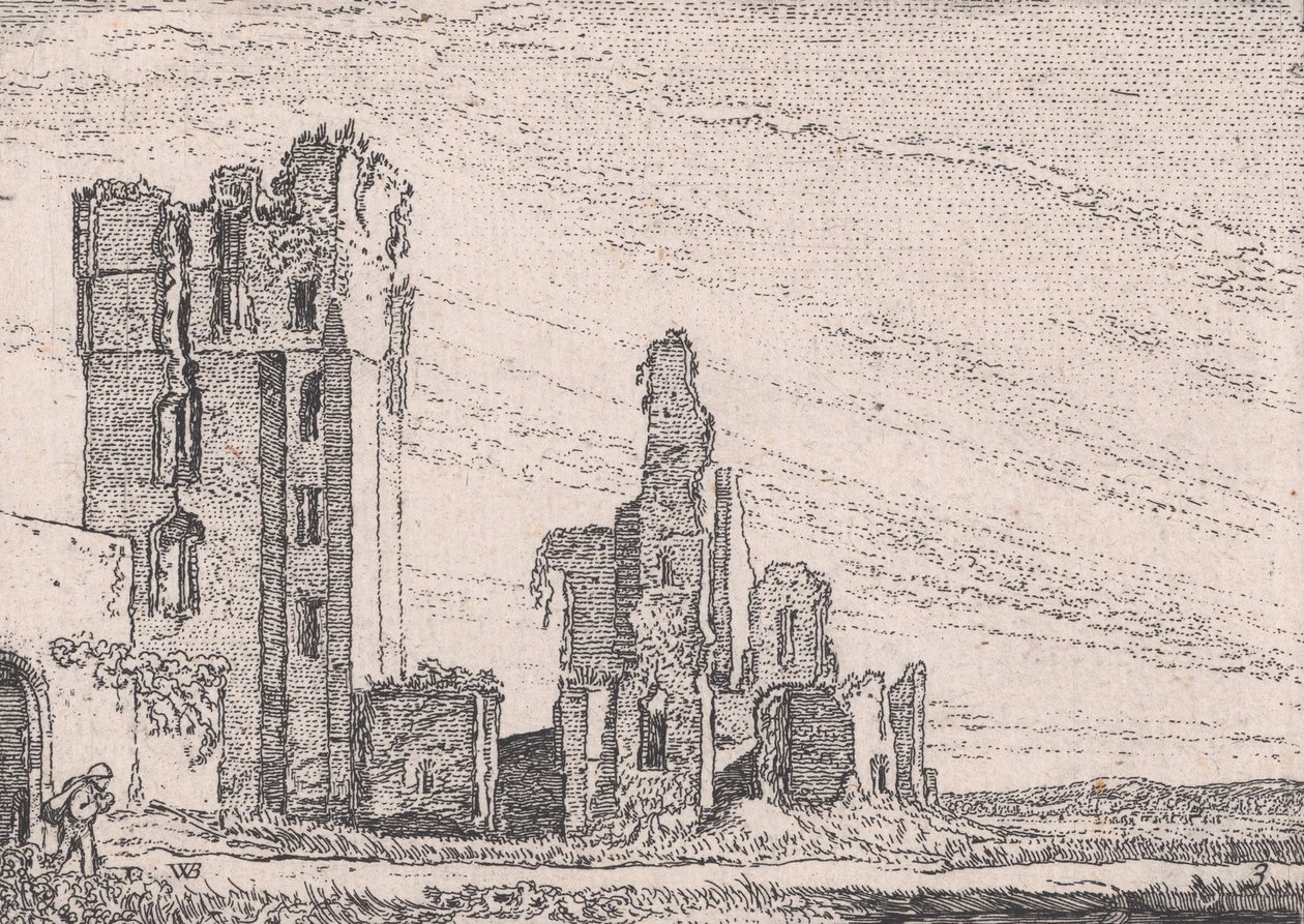 Huys te Kleef nær Haarlem, fra Versheyden Landtschapjes Forskellige Lille Landskab..., ca. 1616. af Willem Pietersz. Buytewech