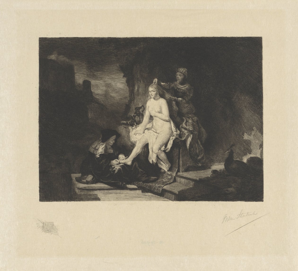 Bathshebas toilet af Willem Steelink (II) (signed by artist)