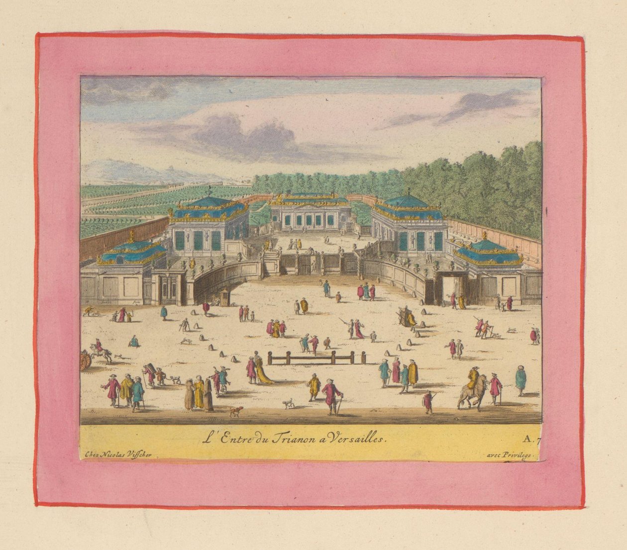 Zugang zum Grand Trianon in Versailles af Willem Swidde