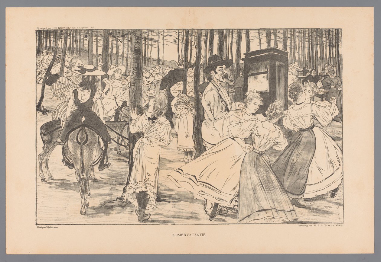 Sommerferie (titel på objekt) af Willem Vaarzon Morel