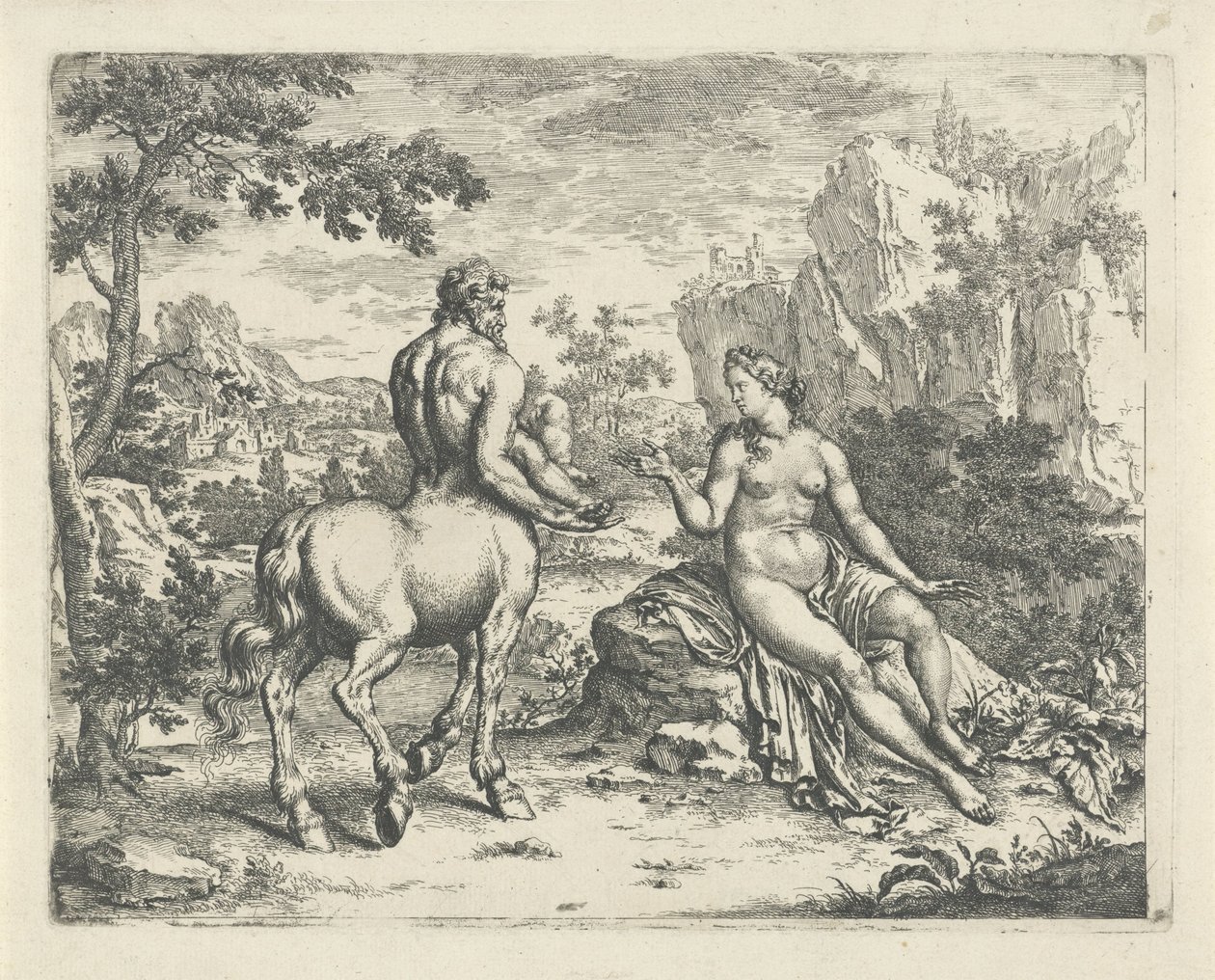 Ocyrhoe forudsiger Chirons og Asclepius