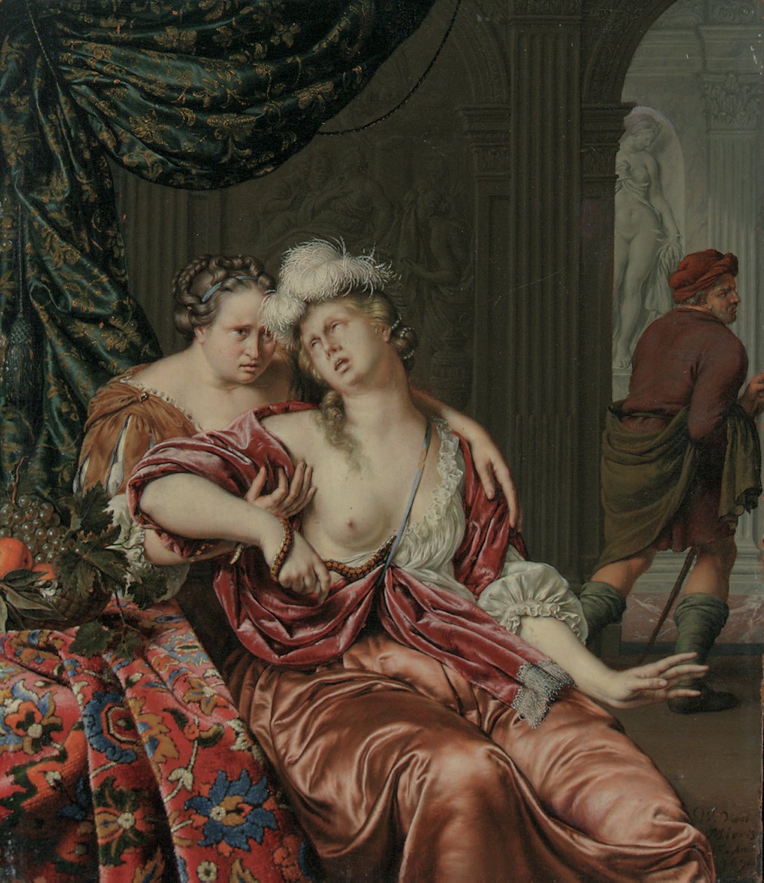 Kleopatras død, 1694 af Willem Van Mieris