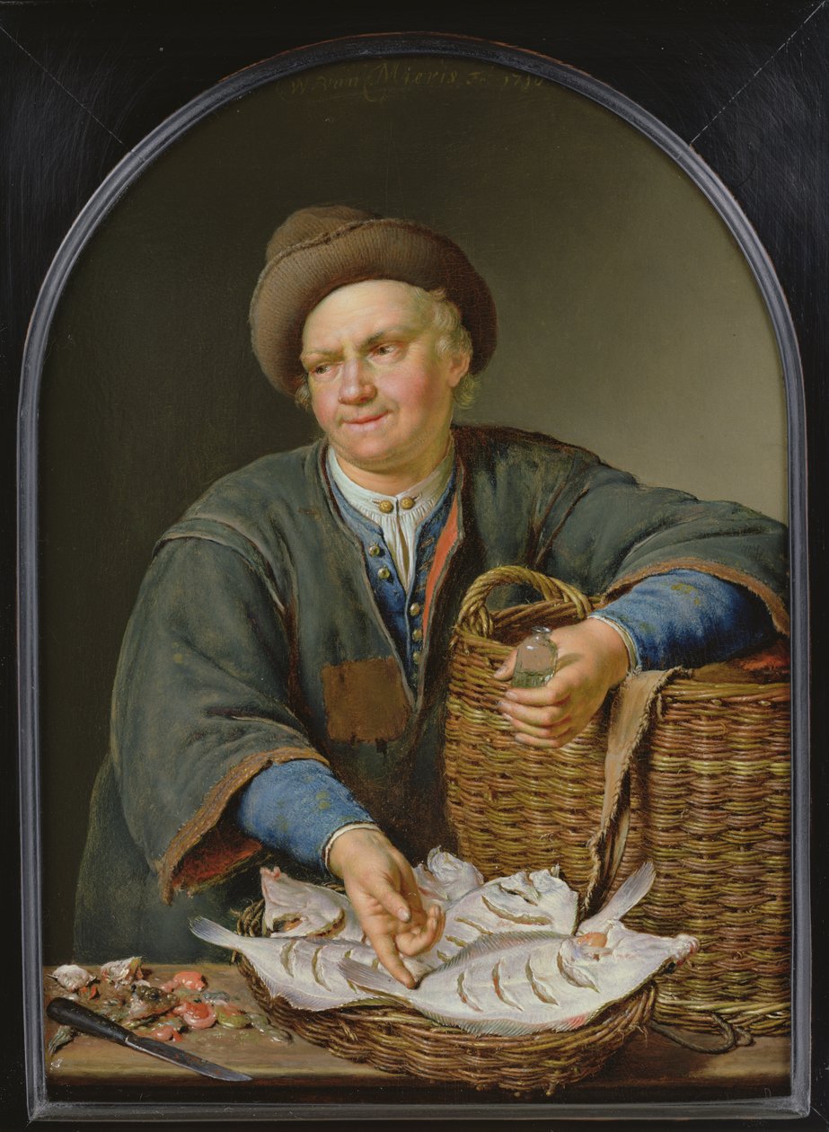Fiskesælgeren af Willem Van Mieris