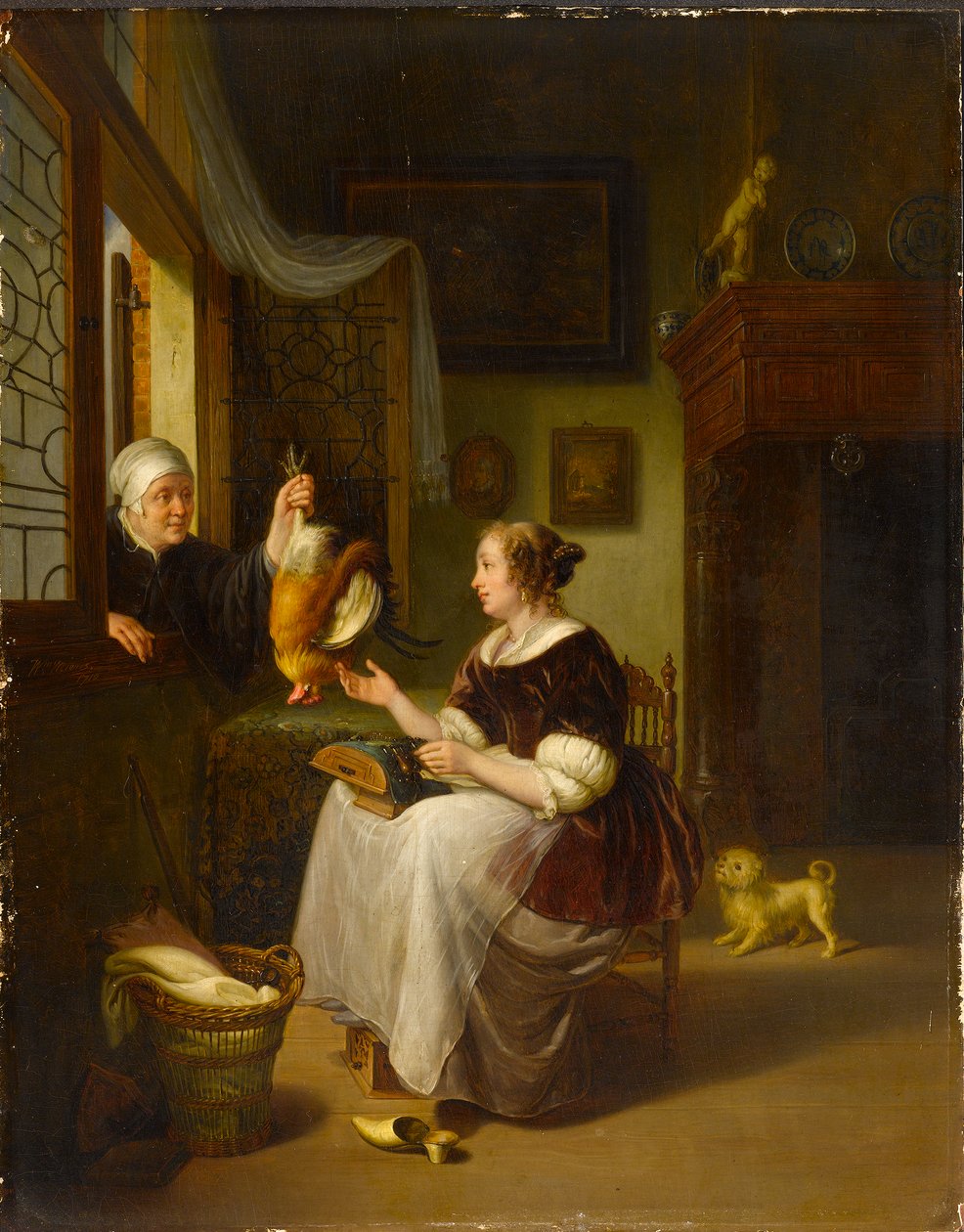 Fjerkræsælgeren af Willem Van Mieris