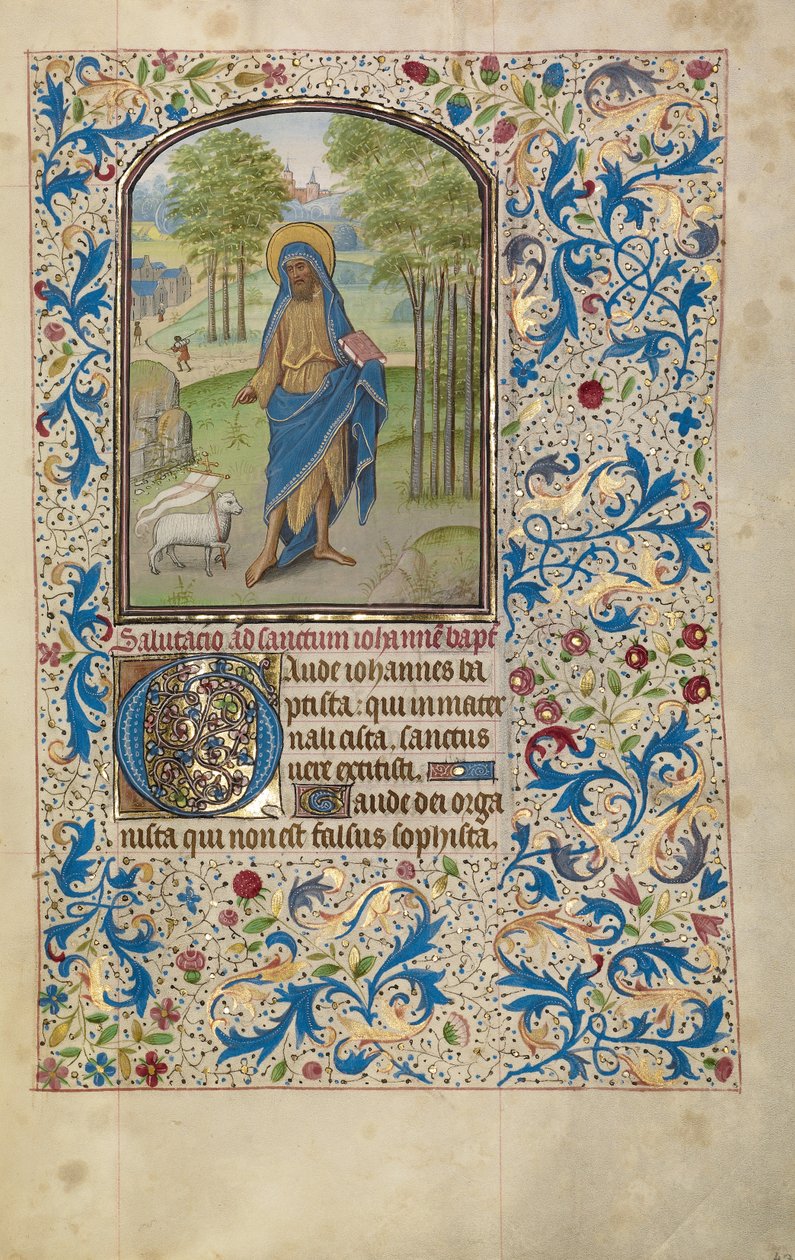 Johannes der Täufer af Willem Vrelant