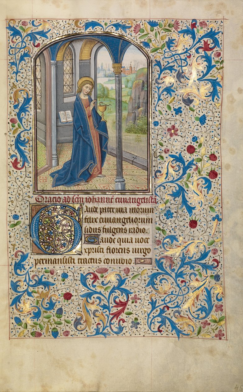 Den hellige Johannes Evangelisten af Willem Vrelant
