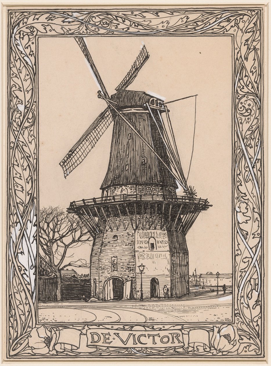 De Victor, vindmølle i Amsterdam af Willem Wenckebach