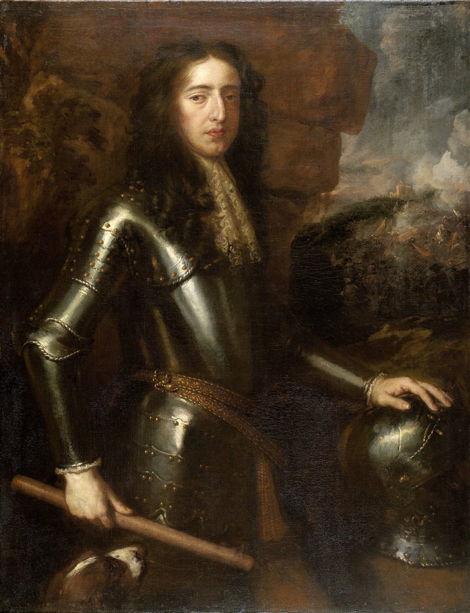 Portræt af Vilhelm III (1650-1702), Prins af Orange af Willem Wissing (manner of)