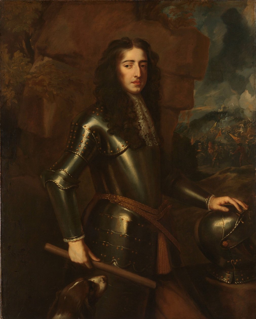 Portræt af Vilhelm III (1650-1702), Prins af Orange af Willem Wissing (manner of)