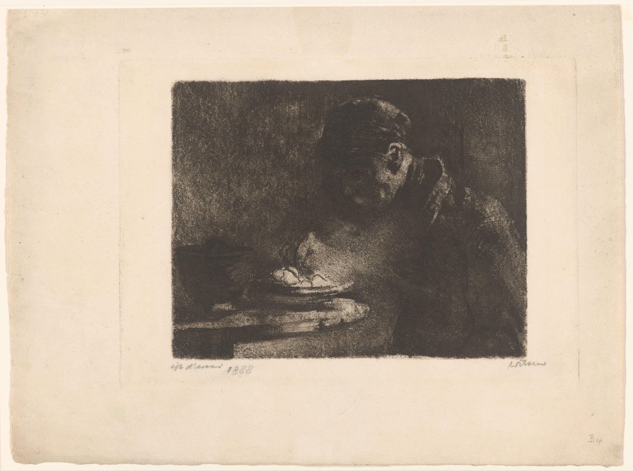 spise mand af Willem Witsen (signed by artist)