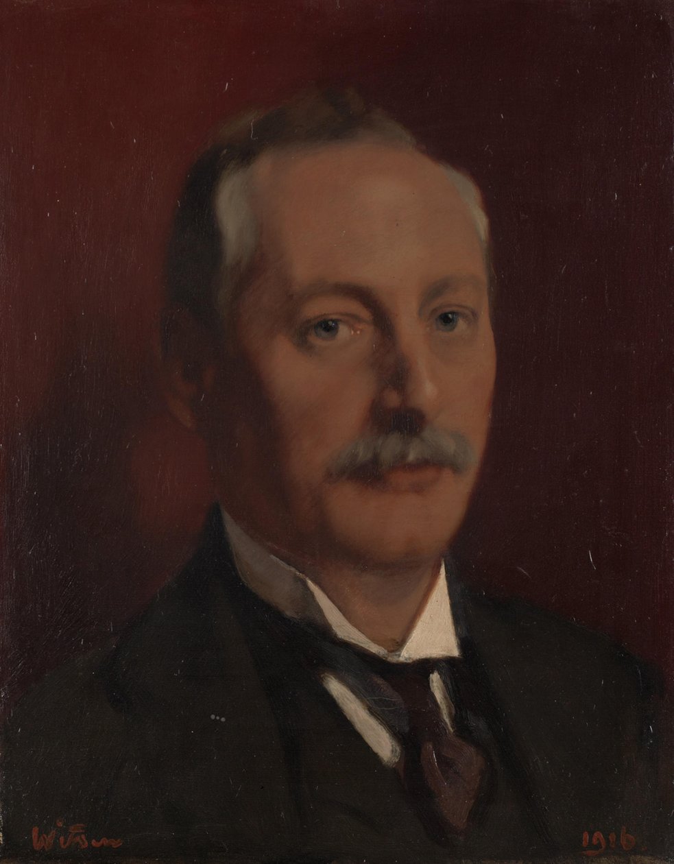 Alfred Gideon Boissevain (1870-1922), direktør og chefredaktør for Algemeen Handelsblad af Willem Witsen