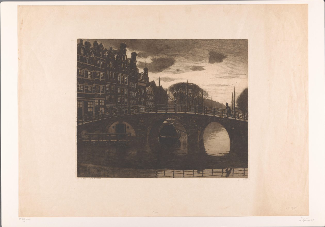 Brouwersgracht, Amsterdam af Willem Arnoldus Witsen