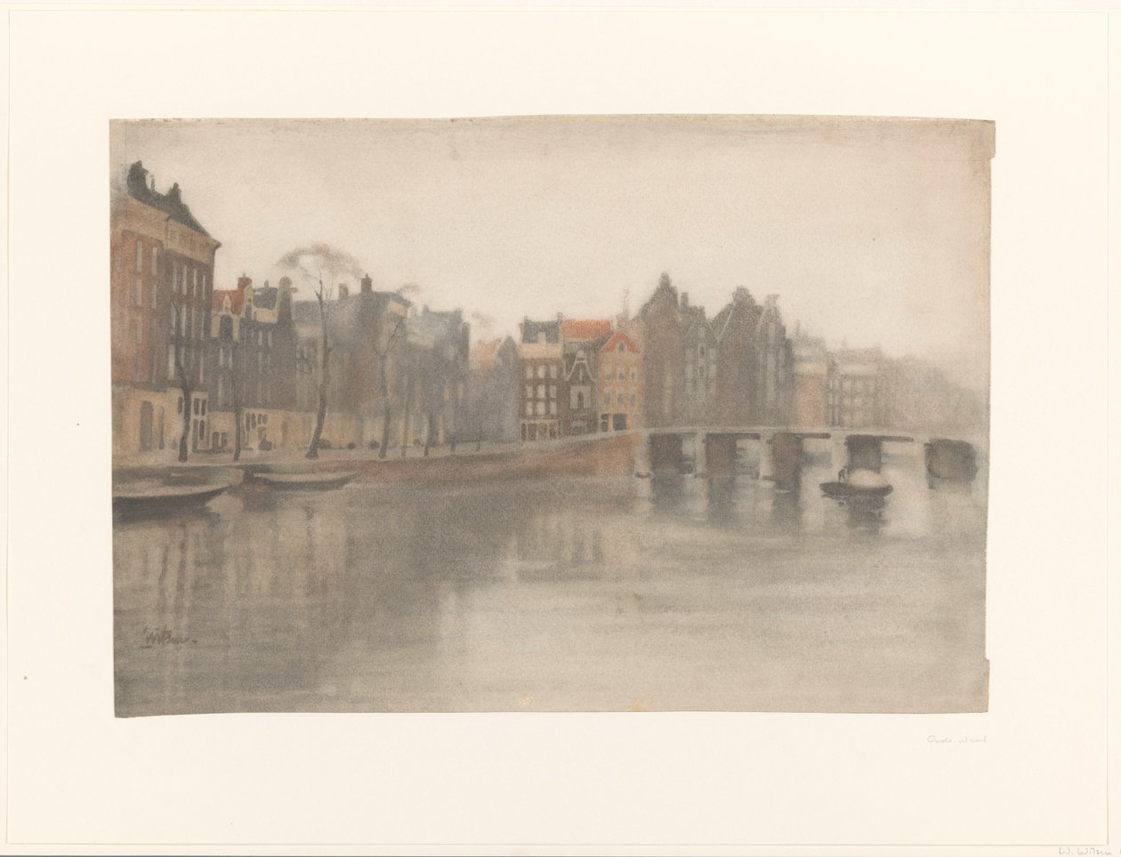 Den gamle Waal i Amsterdam af Willem Arnoldus Witsen
