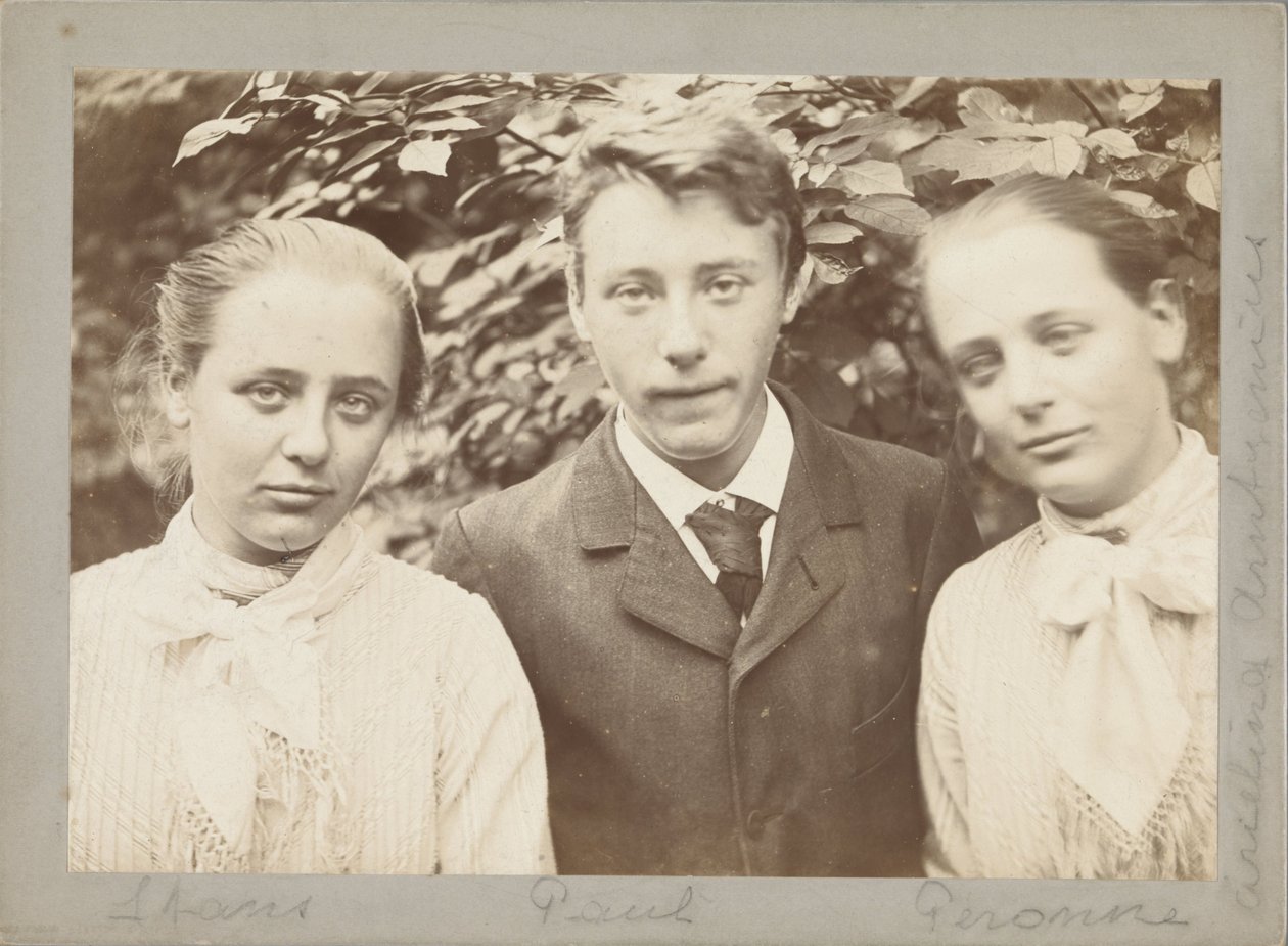 Trillingerne Stans, Paul og Peronne Arntzenius af Willem Witsen