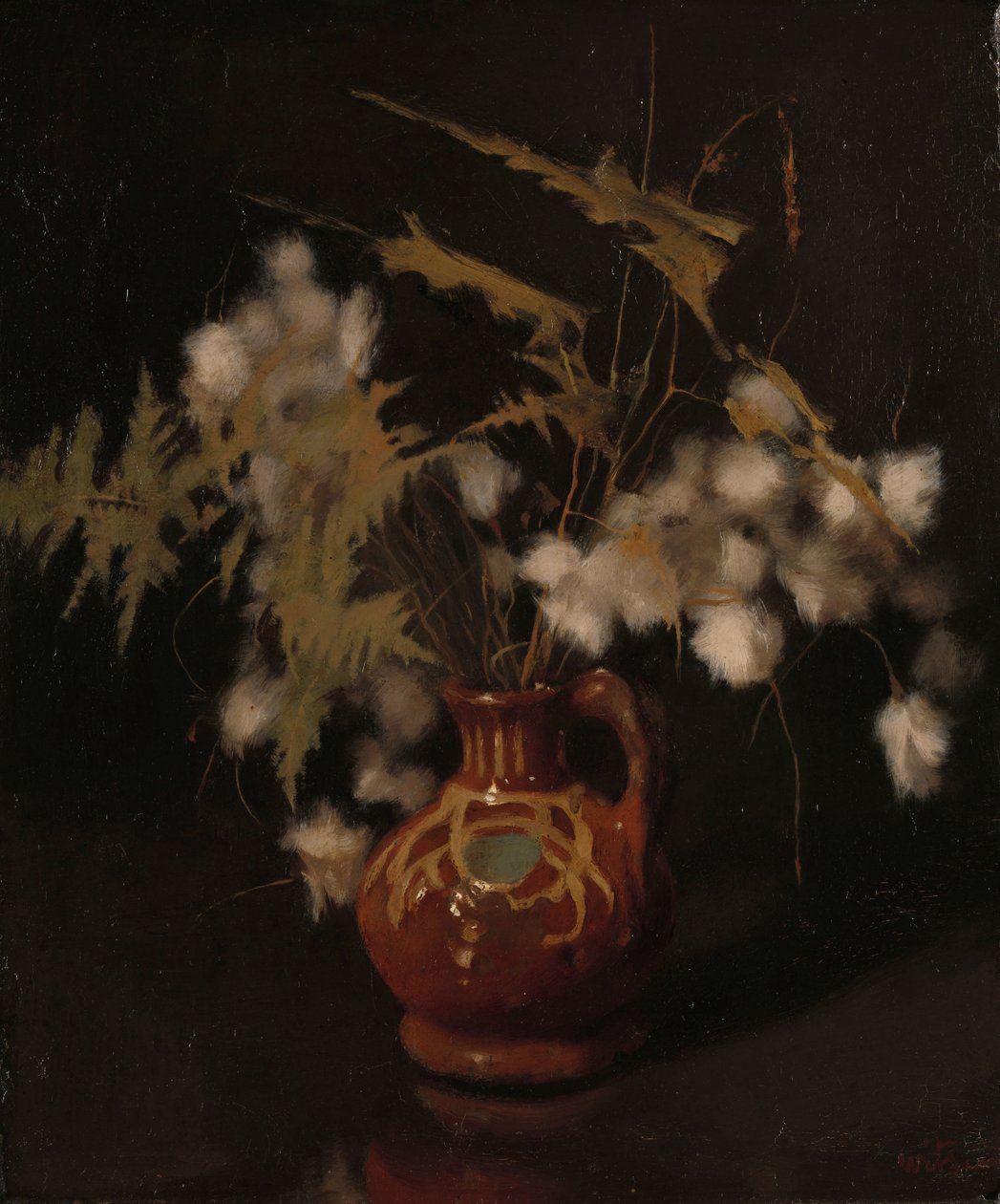 Fluffy blomster i en kande af Willem Arnoldus Witsen