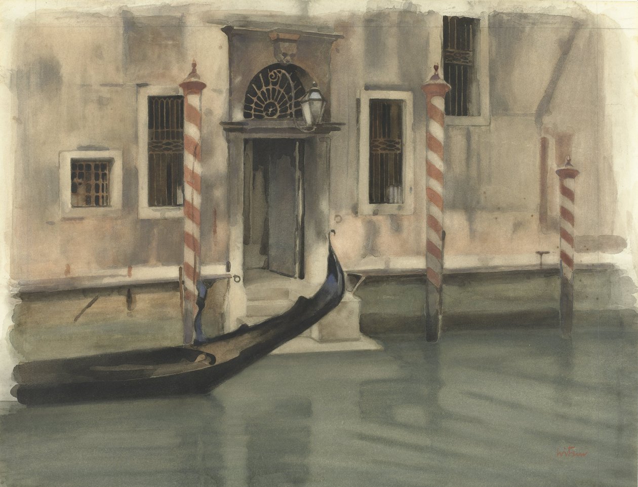Kanal i Venedig af Willem Arnoldus Witsen